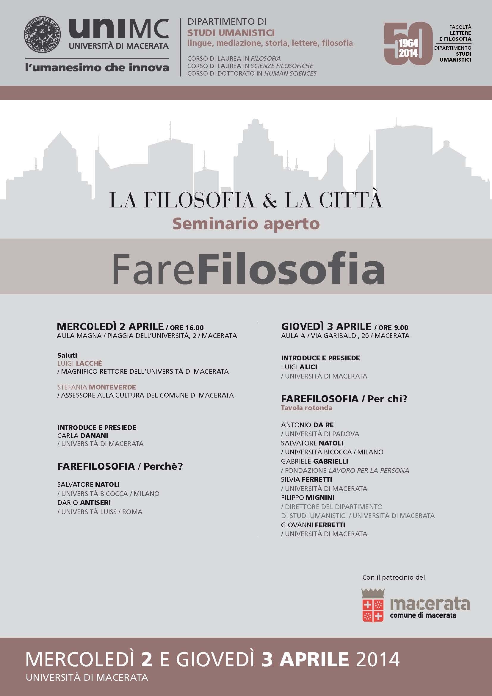 Locandina 2-3 aprile