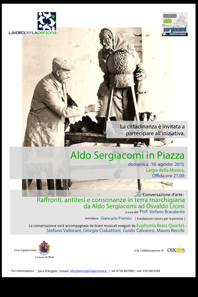 Aldo Sergiacomi in piazza